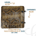 Ver imagem 5 de Estojo para Facas Profissional Estojo para Guardar Facas