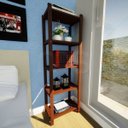 Ver imagem 1 de Estante Multiuso Madeira Maciça 5 Prateleiras Colors