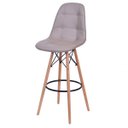 Ver imagem 1 de Banqueta Estofada Base Madeira OR Design