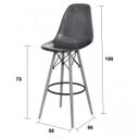 Ver imagem 4 de Banqueta Estofada Base Madeira OR Design