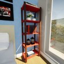 Ver imagem 1 de Estante Multiuso Madeira Maciça 5 Prateleiras Colors