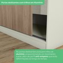 Ver imagem 5 de Guarda-roupa Casal Modulado Seletto 8 Portas 6 Gavetas com Espelho Me21 Areia/jequitibá - Henn