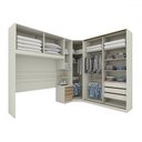 Ver imagem 2 de Guarda-roupa Casal Modulado Seletto 8 Portas 6 Gavetas com Espelho Me21 Areia/jequitibá - Henn