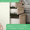 Ver imagem 4 de Guarda-roupa Casal Modulado Seletto 8 Portas 6 Gavetas com Espelho Me21 Areia/jequitibá - Henn