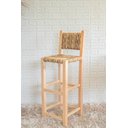 Ver imagem 2 de Kit 2 Banquetas com Assento e Encosto de Palha