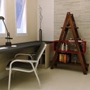 Ver imagem 1 de Estante Escada Madeira Maciça Decor