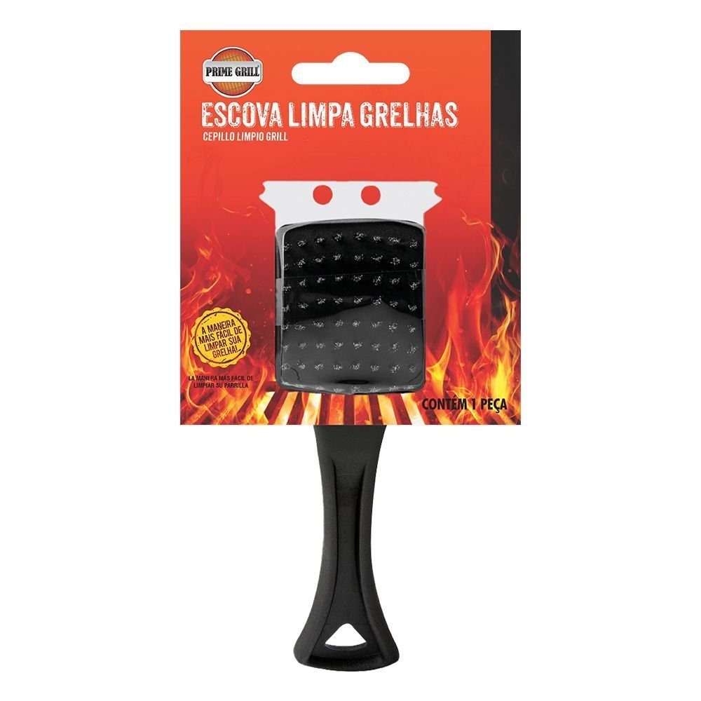 Escova Limpa Grelhas Prime Grill - 3