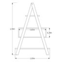 Ver imagem 5 de Estante Escada Madeira Maciça Decor