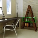 Ver imagem 1 de Estante Escada Madeira Maciça Decor