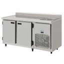 Ver imagem 1 de Balcão Refrigerado de Inox 1,50mts 2 Portas com Pia Direito 115kbsp150dp Kofisa