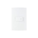 Ver imagem 1 de Interruptor Pulsador para Campainha Margirius Sleek 10a com Placa 4x2 Branco