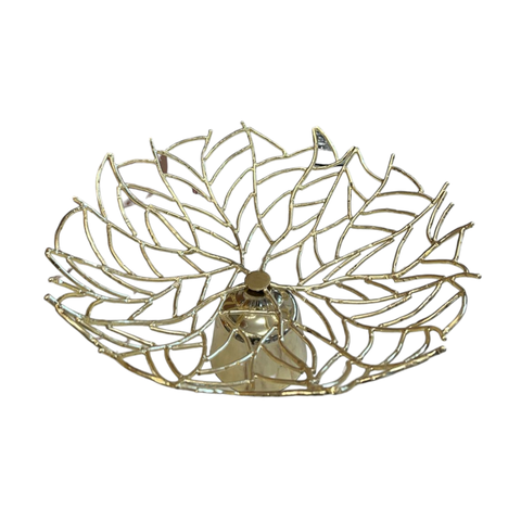 Centro de Mesa Decorativo Marmore/metal