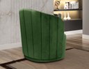Ver imagem 4 de Poltrona Concha Stela Decoração Moderna Sala, Recepção, Escritório - Veludo Verde