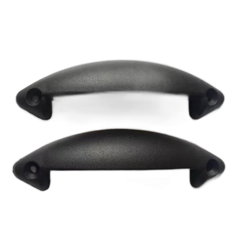 Kit para Cama Box Baú com 2 Puxador Preto e 2 Junções que Une Os Box Acompanha Parafuso 3,5x25mm