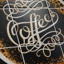 Ver imagem 2 de Mesa Bistrô Alta de Azulejo e Madeira Maciça Empório Tambo - Coffe - Preto