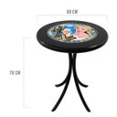 Ver imagem 2 de Mesa de Canto para Cozinha Pequena Madeira Maciça Empório Tambo - Go Hard Or Go Home - Preto