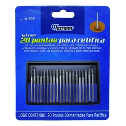 Jogo de Pontas para Retifica - 20 Peças Western - 2