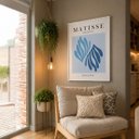 Ver imagem 4 de Quadro Canvas The Cut Outs Blue 70x50cm Mold Branca
