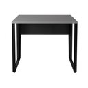 Ver imagem 5 de Mesa Industrial Escritório 90cm X 60cm Pés Metal F5 Office Cor:cinza Sagrado com Preto