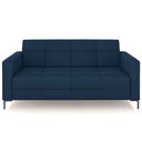 Ver imagem 3 de Sofá 2 Lugares Sala Living Industrial 160cm Senna K01 Veludo Azul Marinho - Lyam Decor