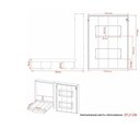 Ver imagem 3 de Cama Articulada Casal para Colchão 138 x 188cm Multimóveis VCR35036 Amêndoa