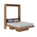 Ver imagem 1 de Cama Articulada Casal para Colchão 138 x 188cm Multimóveis VCR35036 Amêndoa