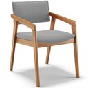 Ver imagem 2 de Cadeira para Sala de Jantar Estar Living Giorgia B04 Bouclê Cinza - Lyam Decor
