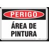 PLACA PERIGO ÁREA DE PINTURA - 1