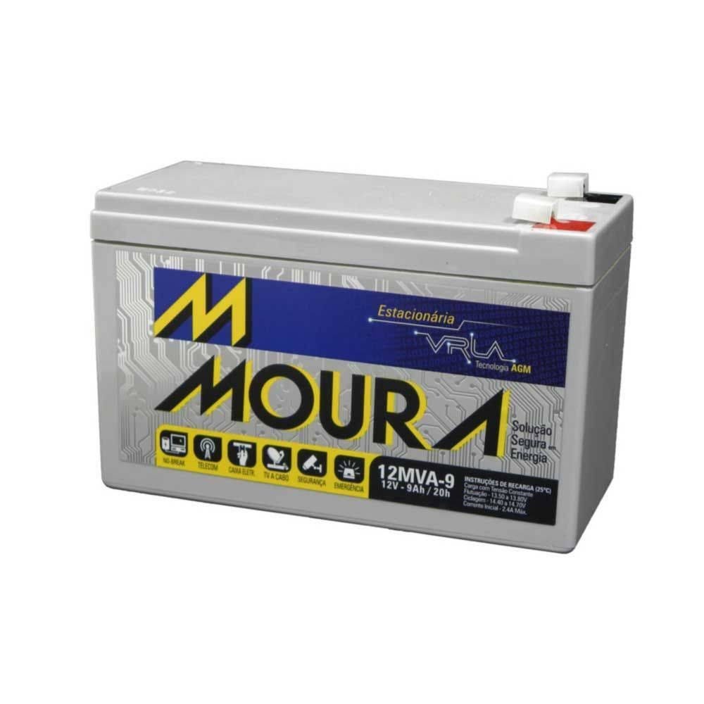 Bateria Selada 12v 7amp 12mva-7 Moura | MadeiraMadeira