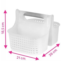 Cesta Organizadora Multiuso P/ Lavanderia Cristal - 2