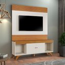 Ver imagem 2 de Conjunto Painel + Rack Sevilha Painel Off White/Naturalle Rack Off White/Naturalle Mavaular
