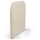 Ver imagem 6 de Cabeceira Cama Box Queen Estofada Orgânica 160cm Alice W01 Linho Palha - Lyam Decor