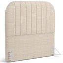 Ver imagem 2 de Cabeceira Cama Box Queen Estofada Orgânica 160cm Alice W01 Linho Palha - Lyam Decor