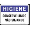 PLACA HIGIENE CONSERVE LIMPO NÃO SUJANDO - 1