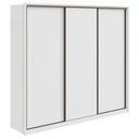 Ver imagem 1 de Guarda-roupa Casal 100% Mdf 3 Portas 6 Gavetas Vitta 2,70 Branco