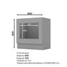 Balcão Modulado 80cm para Forno de Embutir Emily Henn (sem Tampo) - 2