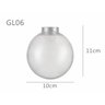 Cúpula Redonda de Vidro para Pendentes Bocal E27 Lâmpada Show - 2