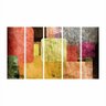 Quadro Decorativo Mosaico AbstratoColorido 5 Peças 60x100cm - 1