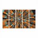 Quadro Decorativo Mosaico Abstrato Colorido 5 Peças 60x100cm - 1