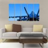 Quadro Decorativo Mosaico Avião Caça 5 Peças 60x100cm - 2