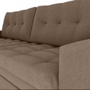 Ver imagem 5 de Sofá Cama Reclinável 2 Lugares 220cm Nayla Boucle Marrom Matrix