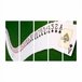 Quadro Decorativo Mosaico Baralho Poker 5 Peças 60x100cm - 1