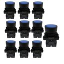 Ver imagem 1 de Kit 10 Botao Lk2 Ea61 Plastico Azul na Lukma