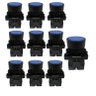 Kit 10 Botao Lk2 Ea61 Plastico Azul na Lukma - 1