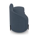 Ver imagem 6 de Sofá 2 Lugares Orgânico 140cm Pé Ferro Preto Morgan Suede Azul Mar D03 - D’Rossi