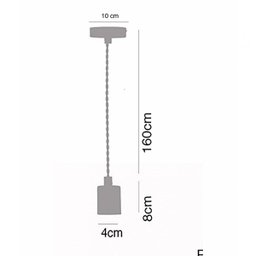 Pendente Fio Colorido Lâmpada Show - 3