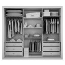 Ver imagem 2 de Guarda-Roupa Casal com Espelho 6 Portas 6 Gavetas Kratos 2019 Espresso Móveis