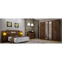 Ver imagem 5 de Guarda-Roupa Casal com Espelho 6 Portas 6 Gavetas Kratos 2019 Espresso Móveis