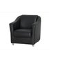 Poltrona Decorativa Bia Corino Preto - 2
