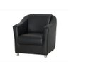 Ver imagem 2 de Poltrona Decorativa Bia Corino Preto